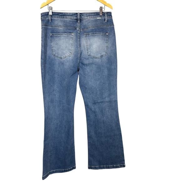 RISEN FRECKLED POPPY Women's 1X 12/14 Bootleg  Stretch Jeans - Picture 3 of 9